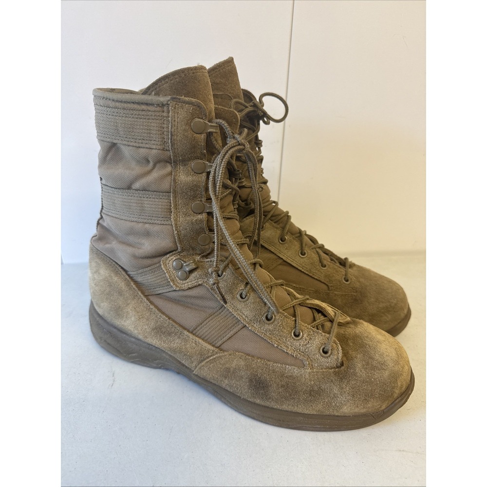 Danner Reckoning 8" Coyote Hot EGA Boots Mens Size 12 Brown USMC Combat Vibram
